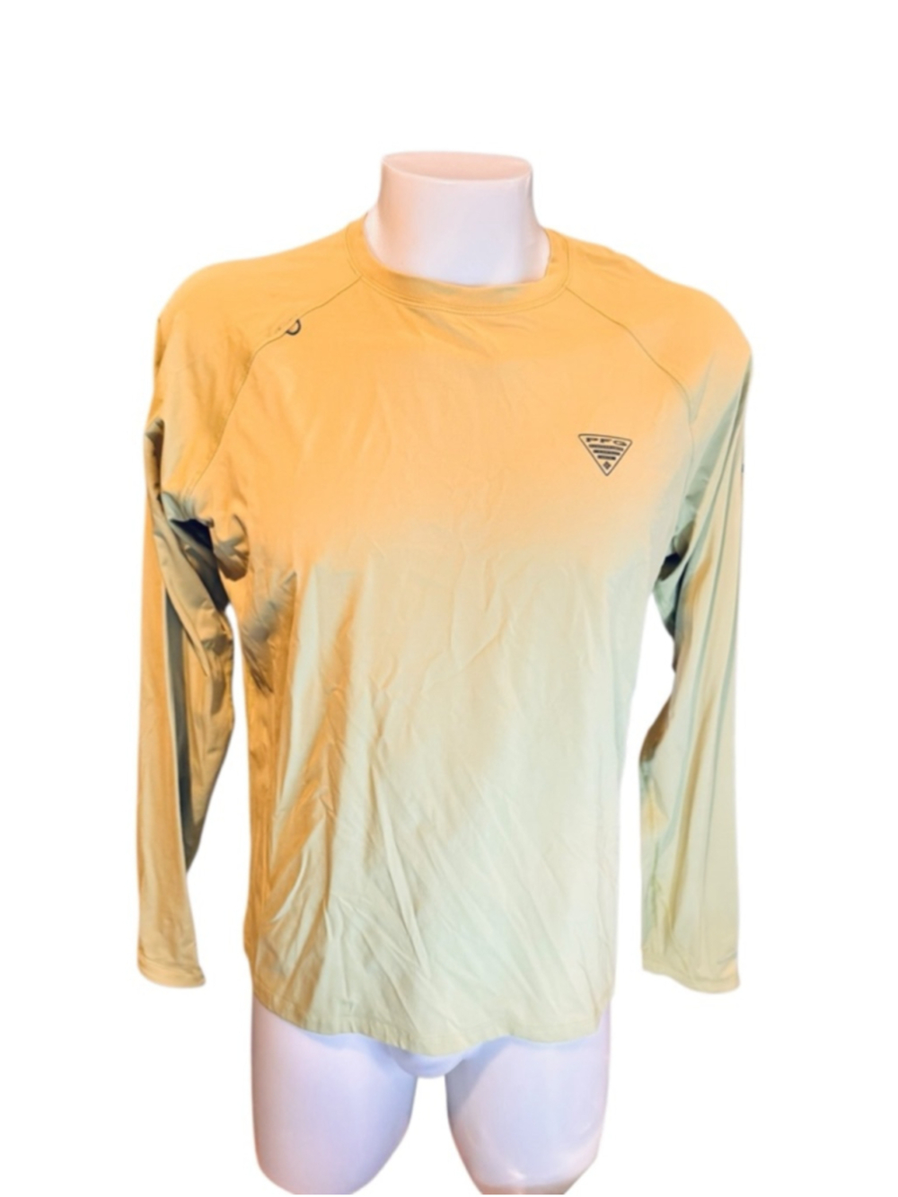 Men's Columbia Long Sleeve Tee L green i22